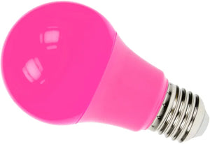 ProLite GLS/LED/6W/ES/PINK/D - Polycarbonate 6w LED GLS Dimmable Pink - ES
