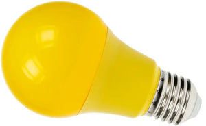 ProLite GLS/LED/6W/ES/YELLOW/D - Polycarbonate 6w LED GLS Dimmable Yellow - ES