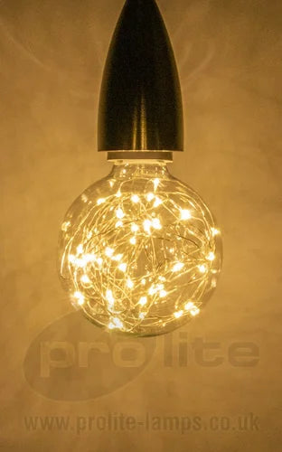 ProLite G95/LED/STAR/WW - G95 1.7w Star Effect Globe Warm WHite - ES