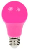 GLS/LED/6W/ES/PINK/D - Prolite - 6W Dimmable LED Polycarbonate GLS Lamp ES Pink