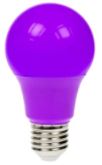 GLS/LED/6W/ES/PURPLE/D - Prolite - 6W Dimmable LED Polycarbonate GLS Lamp ES Purple