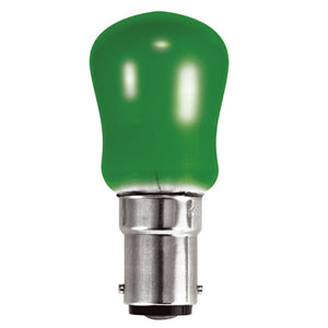 Crompton Pygmy 240V 15W B15d Green