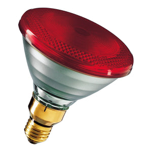 Bailey - 144268 - Infra Red PAR38 E27 150W Red Glass Light Bulbs VICTORY - The Lamp Company