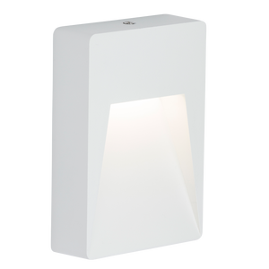 Knightsbridge RWL2W 230V IP54 2W LED Wall / Guide light - White - Knightsbridge - Sparks Warehouse