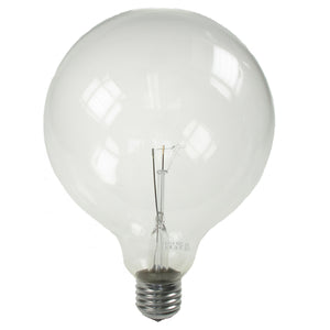 125mm Round 240V 25W E27 Clear Rough Service  Other - The Lamp Company