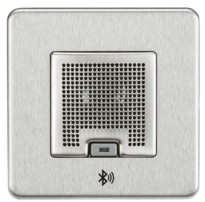 Knightsbridge SFBLUEBC - Screwless 3W Bluetooth Speaker - Brushed Chrome - Knightsbridge - Sparks Warehouse