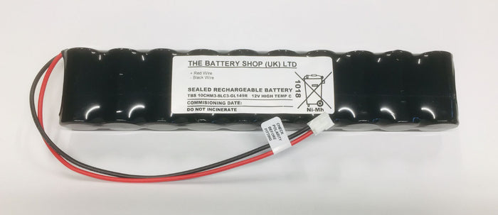 TBS 10CHM3-8LC3-GL149R 12v 3.8Ah Ni-Mh battery pack