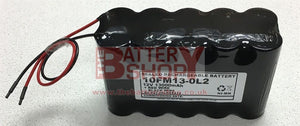TBS 10FM13-0L2 12v 13.0Ah Ni-Mh Battery Pack F Cell Ni-Cd and Ni-Mh Batteries and Battery Packs The Lamp Company - The Lamp Company