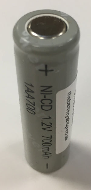 TBS 1AA700 Ni-Cd Rechargeable Battery 1.2v 700mAh AA Ni-Cd and Ni-Mh Batteries and Battery Packs The Lamp Company - The Lamp Company