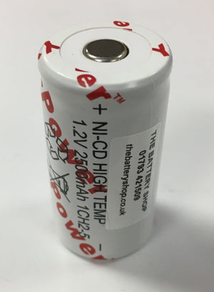 TBS 1CH2-5 Ni-Cd Rechargeable Battery 1.2v 2500mAh (2.5Ah) C Cell Ni-Cd and Ni-Mh Batteries and Battery Packs The Lamp Company - The Lamp Company