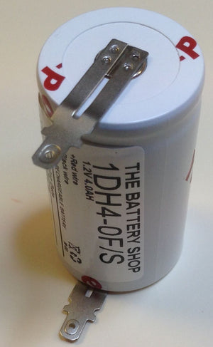 TBS 1DH4-0F4/S 1.2v 4.0Ah Ni-Cd Battery Yuasa Emergency Lighting Batteries The Lamp Company - The Lamp Company