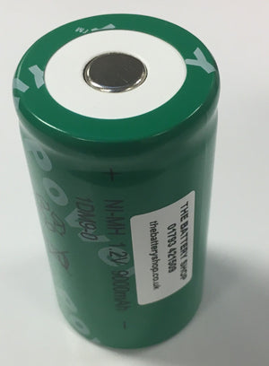 TBS 1DM9-0 Ni-Mh Rechargeable Battery 1.2v 9000mAh (9.0Ah D cell) D Cell Ni-Cd and Ni-Mh Batteries and Battery Packs The Lamp Company - The Lamp Company