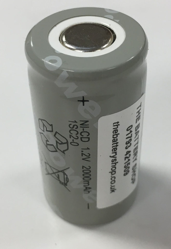 TBS 1SC2-0 Ni-Cd Rechargeable Battery 1.2v 2000mAh (Sub C 2.0Ah)