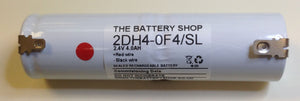 TBS 2DH4-0F4/SL 2.4v 4.0Ah Emergency Lighting Battery Pack D Cell Ni-Cd and Ni-Mh Batteries and Battery Packs The Lamp Company - The Lamp Company