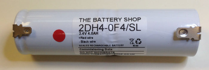 TBS 2DH4-0F4/SL 2.4v 4.0Ah Emergency Lighting Battery Pack