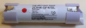 TBS 2DH4-0F4/SL-EC 2.4v 4.0Ah Emergency Lighting Battery Pack with END CAPS D Cell Ni-Cd and Ni-Mh Batteries and Battery Packs The Lamp Company - The Lamp Company