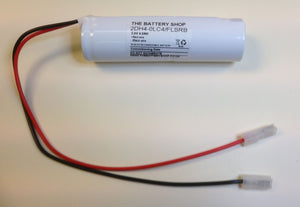 TBS 2DH4-0LC4-FLSRB Battery 2.4v 4.0Ah Ni-Cd D Cell Ni-Cd and Ni-Mh Batteries and Battery Packs The Lamp Company - The Lamp Company