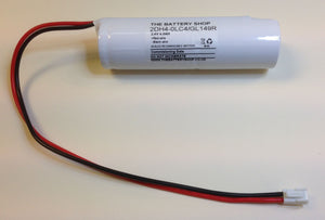 TBS 2DH4-0LC4-GL149R Battery 2.4v 4.0Ah Ni-Cd D Cell Ni-Cd and Ni-Mh Batteries and Battery Packs The Lamp Company - The Lamp Company