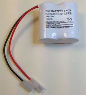 TBS 2DH4-0LCP3-FLSRB Battery 2.4v 4.0Ah Ni-Cd D Cell Ni-Cd and Ni-Mh Batteries and Battery Packs The Lamp Company - The Lamp Company
