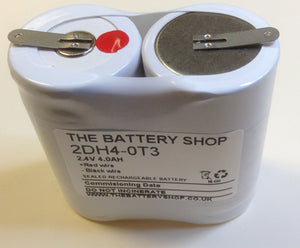 TBS 2DH4-0T3 Battery 2.4v 4.0Ah Ni-Cd Emergency Lighting Batteries The Lamp Company - The Lamp Company