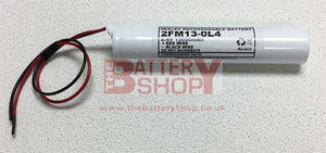 TBS 2FM13-0L4 2.4v 13.0Ah Ni-Mh Battery Pack F Cell Ni-Cd and Ni-Mh Batteries and Battery Packs The Lamp Company - The Lamp Company