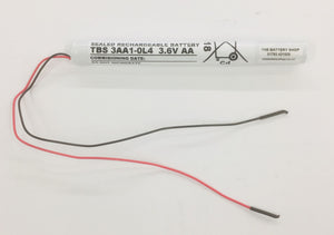 TBS 3AA1-0L4 3.6v 1000 mAh Ni-Cd Battery Pack AA Ni-Cd and Ni-Mh Batteries and Battery Packs The Lamp Company - The Lamp Company