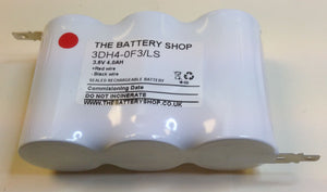 TBS 3DH4-0F3/LS 3.6v 4000mAh Battery Pack (B615) Emergency Lighting Batteries The Lamp Company - The Lamp Company