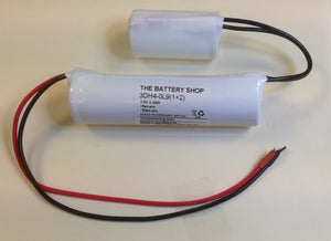 TBS 3DH4-0L9(1+2) Battery 3.6v 4.0Ah Ni-Cd Emergency Lighting Batteries The Lamp Company - The Lamp Company