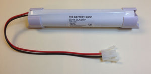 TBS 3DH4-0LA4-RP-EC Battery 3.6v 4.0Ah Ni-Cd with END CAPS Emergency Lighting Batteries The Lamp Company - The Lamp Company