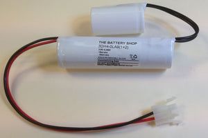 TBS 3DH4-0LA9(1+2) Battery 3.6v 4.0Ah Ni-Cd Emergency Lighting Batteries The Lamp Company - The Lamp Company