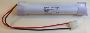 TBS 3DH4-0LC4-GL127A-EC Battery 3.6v 4.0Ah Ni-Cd with END CAPS D Cell Ni-Cd and Ni-Mh Batteries and Battery Packs The Lamp Company - The Lamp Company