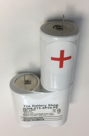 TBS 3DH4-0T5-SP34-P2 3.6v 4.0Ah Ni-Cd Battery Pack (+ on 2 cell stick, - on single cell ) D Cell Ni-Cd and Ni-Mh Batteries and Battery Packs The Lamp Company - The Lamp Company