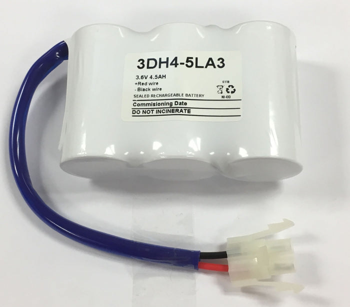 TBS 3DH4-5LA3 3.6v 4.5Ah Ni-Cd Battery Pack ( 3D BATTERY 45NC70 SBS CON)