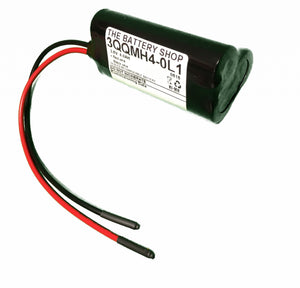 TBS 3QQMH4-0L1 3.6v 4.0Ah Ni-Mh Battery Pack QQ Cell Ni-Cd and Ni-Mh Batteries and Battery Packs The Lamp Company - The Lamp Company