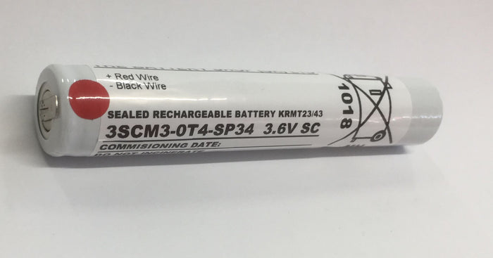 TBS 3SCM3-0T4-SP34 3.6v 3.0Ah Ni-Mh Battery Pack (Tridonic 89899744, 89899707*)