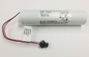 TBS 3SCS1-2LC4-GL111R Ni-Cd Battery Pack 3.6v 1200mAh Sub C Ni-Cd and Ni-Mh Batteries and Battery Packs The Lamp Company - The Lamp Company