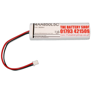 TBS 4AA850LC5-GL148 4.8v 850mAh Ni-Cd Battery Pack (4AA850L5C) AA Ni-Cd and Ni-Mh Batteries and Battery Packs The Lamp Company - The Lamp Company