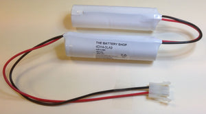 TBS 4DH4-0LA9 4.8v 4.0Ah Emergency Lighting Battery Pack (B702/4X4) D Cell Ni-Cd and Ni-Mh Batteries and Battery Packs The Lamp Company - The Lamp Company