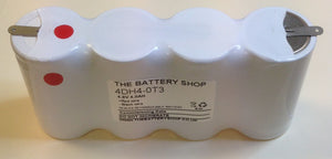 TBS 4DH4-0T3 4.8v 4.0Ah Ni-Cd Battery (14-029) D Cell Ni-Cd and Ni-Mh Batteries and Battery Packs The Lamp Company - The Lamp Company