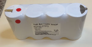 TBS 4DH4-0TP3 4.8v 4.0Ah Ni-Cd Battery D Cell Ni-Cd and Ni-Mh Batteries and Battery Packs The Lamp Company - The Lamp Company