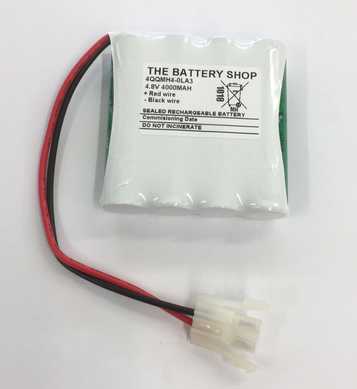 TBS 4QQMH4-0LA3 4.8v 4.0Ah Ni-Mh Emergency Lighting Battery Pack
