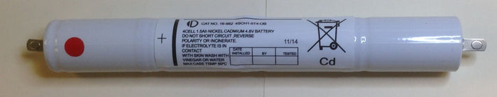 TBS 4SCH1-5T4-SP34 4.8v 1.5Ah Ni-Cd Battery Pack (Orbik B168/415)