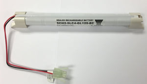 TBS 5CH2-5LC4-GL125-EC 6.0v 2.5Ah Ni-Cd Battery Pack with End Caps Emergency Lighting Batteries The Lamp Company - The Lamp Company