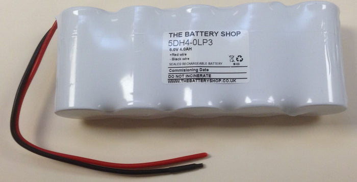 TBS 5DH4-0LP3 6.0v 4.0Ah Ni-Cd Battery