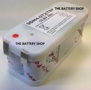 TBS 9DH4-0T2/TBP FLANGED D 10.8V 4AH BATTERY PACK (292342) D Cell Ni-Cd and Ni-Mh Batteries and Battery Packs The Lamp Company - The Lamp Company
