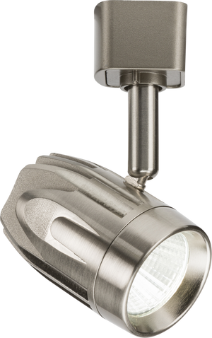 Knightsbridge TRKSP7BCCW 230V 9W LED Track Spotlight Brushed Chrome - Cool White - Knightsbridge - Sparks Warehouse