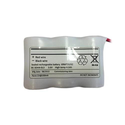 BA-3/4000DHA-CA  -Emergency 3 Cell Battery Side by Side 3.6v 4.0ah