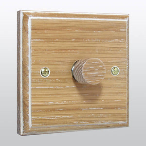 Varilight HK3LO - 1-Gang 2-Way Push-On/Off Rotary Dimmer 1 x 60-400W