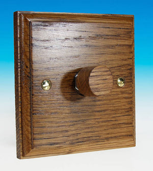 Varilight HK3MO - 1-Gang 2-Way Push-On/Off Rotary Dimmer 1 x 60-400W