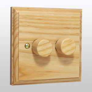 Varilight HK4A - 2-Gang 2-Way Push-On/Off Rotary Dimmer 2 x 40-250W